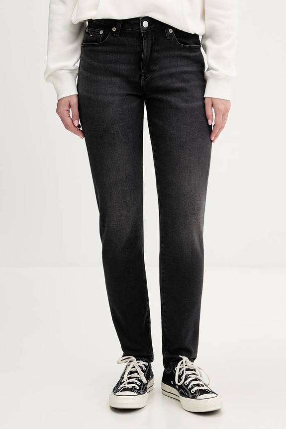 Tommy Jeans blugi Planet friendly negru DW0DW22616