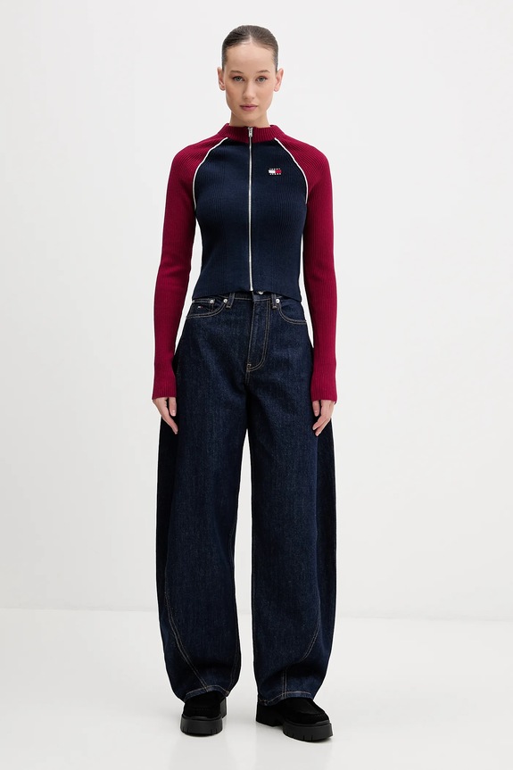 Rifle Tommy Jeans DW0DW22617 tmavomodrá SS26