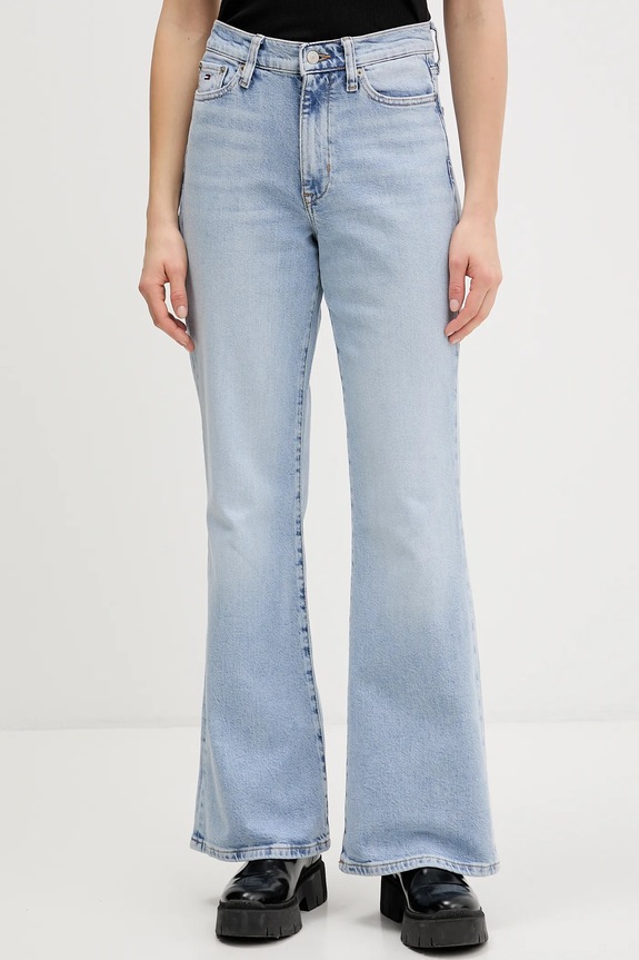 Rifle Tommy Jeans Planet friendly modrá DW0DW22620