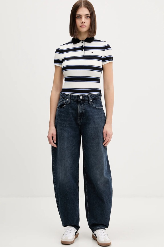 Tommy Jeans blugi DW0DW22621 bleumarin SS26