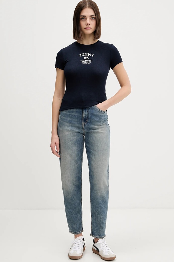 Tommy Jeans jeansy DW0DW22625 granatowy SS26