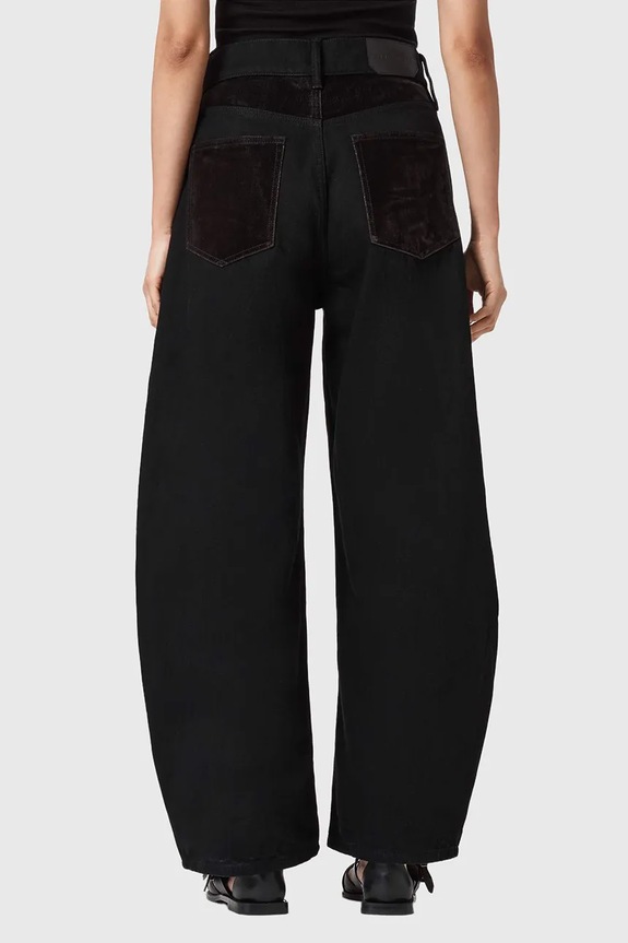 Rifle AllSaints W073ED čierna SS26