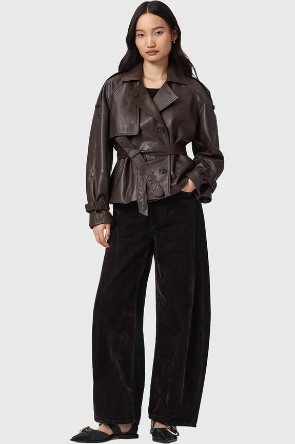 Oblečenie Rifle AllSaints W073ED čierna