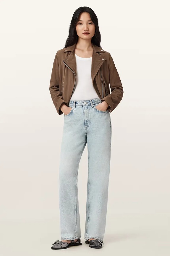 Rifle AllSaints modrá W085ED