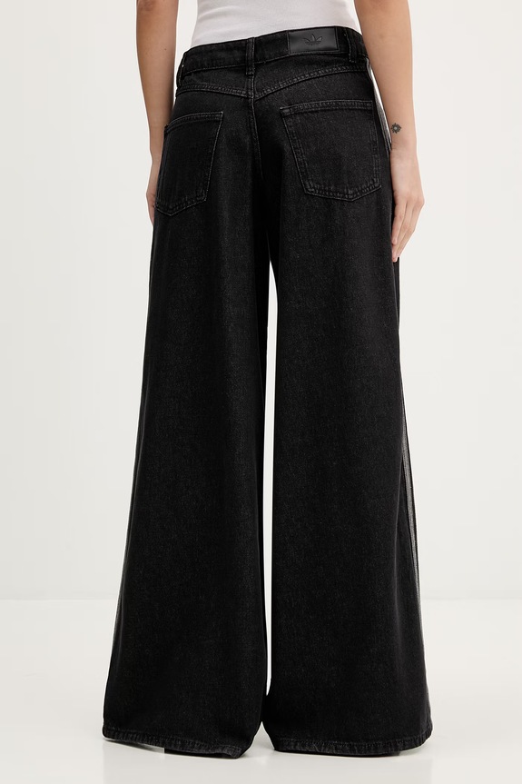 Îmbrăcăminte adidas Originals blugi wide leg de damă Firebird KD2905 negru