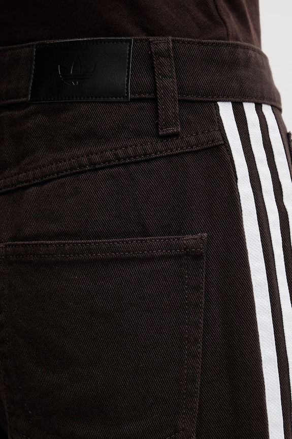 adidas Originals jeansy damskie Firebird brązowy KD2934