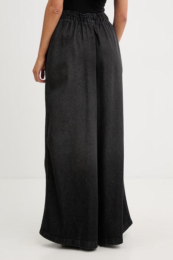 Odzież adidas Originals Essentials jeansy wide leg damskie KD3919 czarny