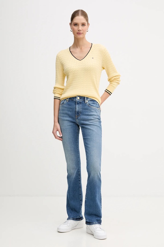 Rifle Tommy Hilfiger WW0WW47701 modrá SS26