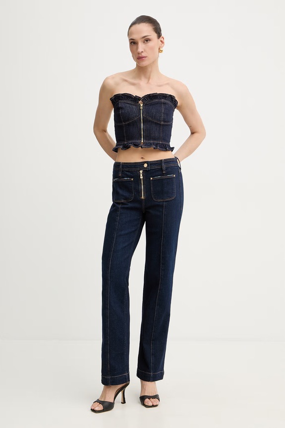 Джинсы Guess NICKY W6RA3F.D6881 тёмно-синий SS26