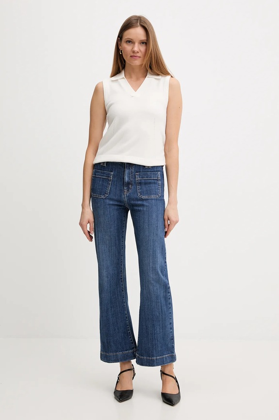Τζιν παντελόνι Dkny DJ6G4185 μπλε SS26