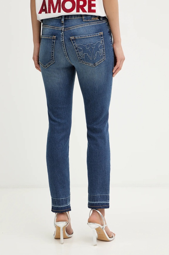 Odzież Pinko jeansy 100169.A33L granatowy