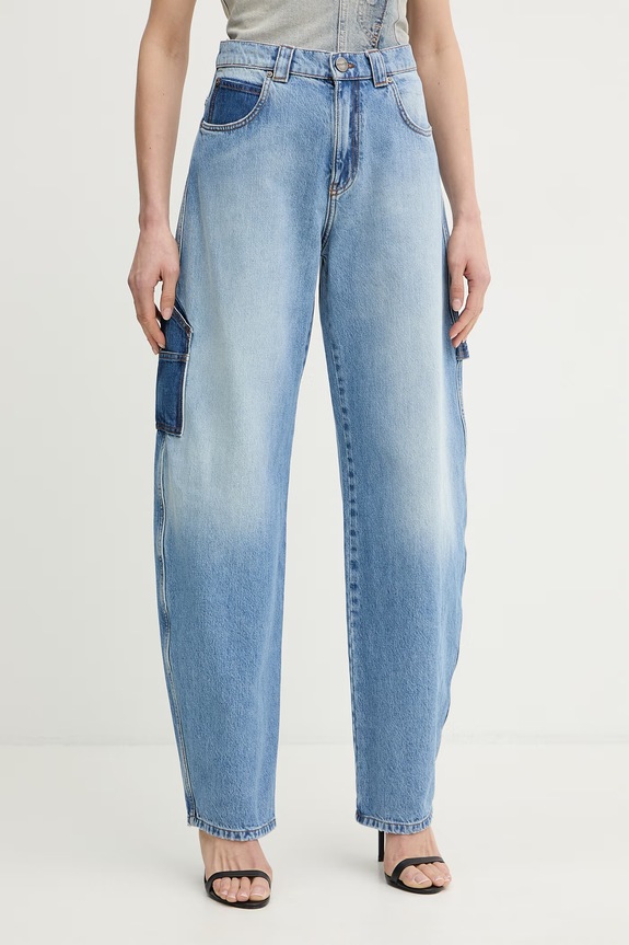 Pinko rifle relaxed fit dámske modrá 105542.A35F