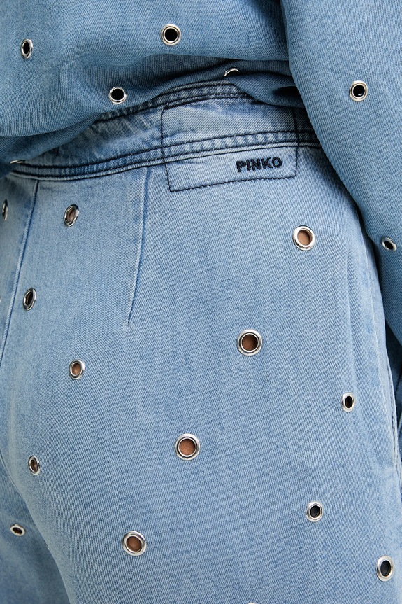 Pinko spodnie niebieski 106636.A33C