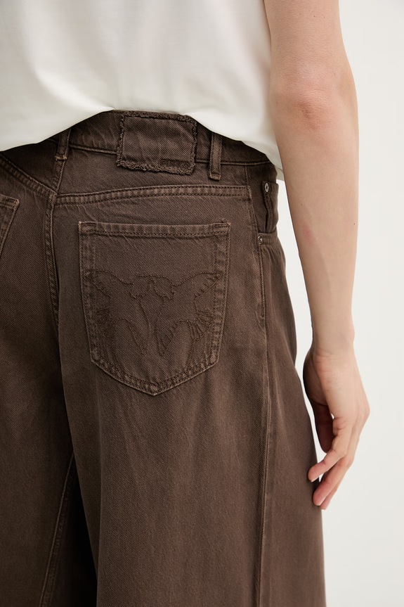 Pinko Jeans relaxed fit pentru femei maro 106228.A32P