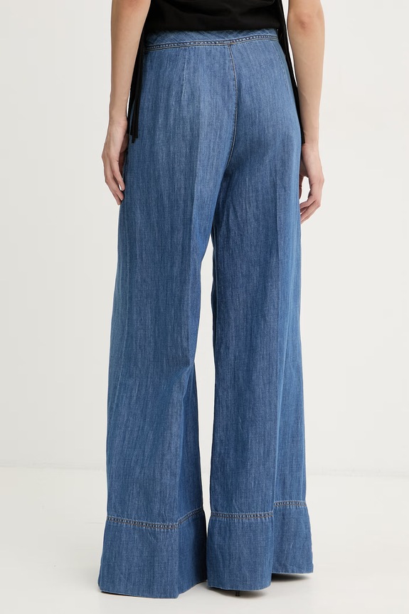 Oblečenie Pinko rifle wide leg dámske 106398.A33J modrá