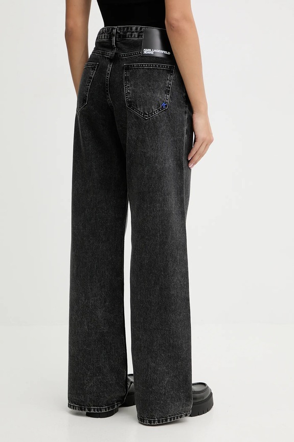 Ρούχα Τζιν παντελόνι Karl Lagerfeld Jeans B1W10060 μαύρο