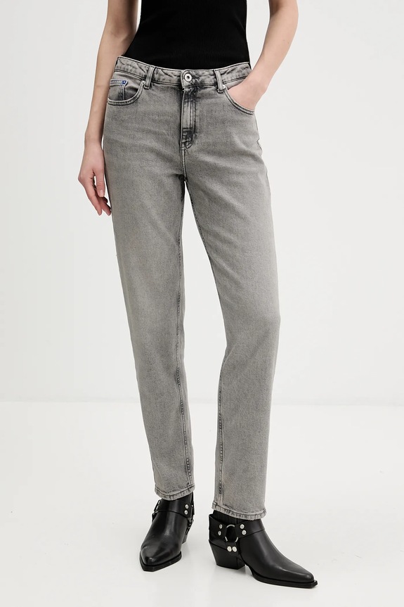 Τζιν παντελόνι Karl Lagerfeld Jeans γκρί B1W10067