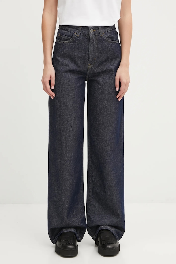 Carhartt WIP jeansy W Jane Pant high granatowy I030497.102