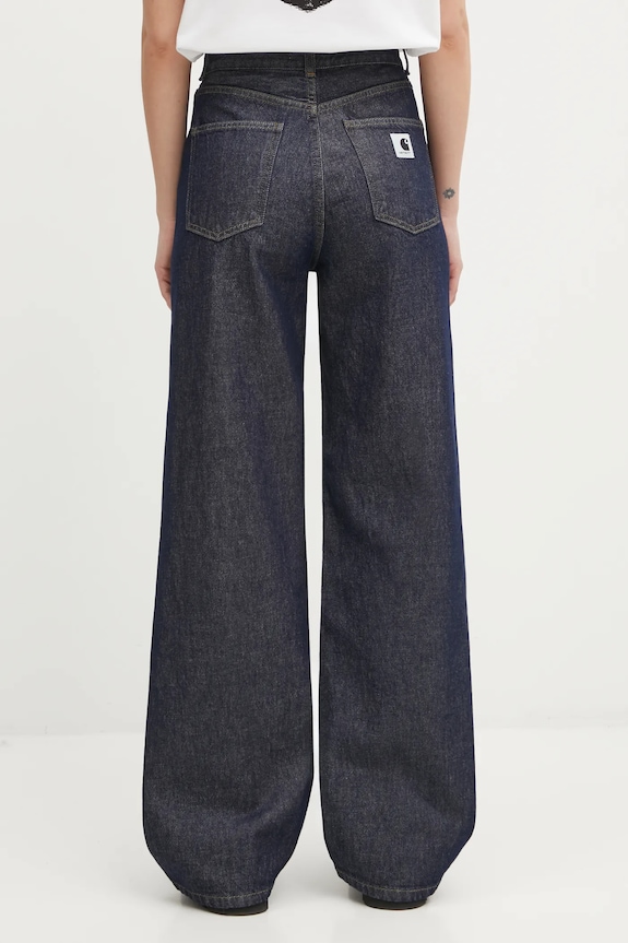 Odzież Carhartt WIP jeansy W Jane Pant I030497.102 granatowy