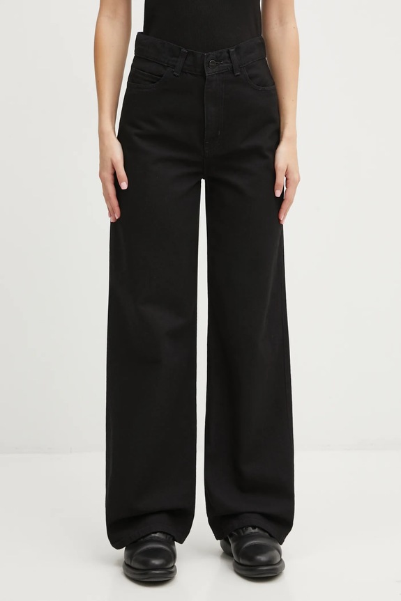 Carhartt WIP jeansy W Jane Pant high czarny I030497.8902