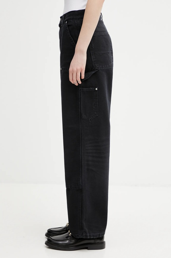 Дънки Carhartt WIP W Brandon Double Knee Pant I036352.89B7 черен SS26