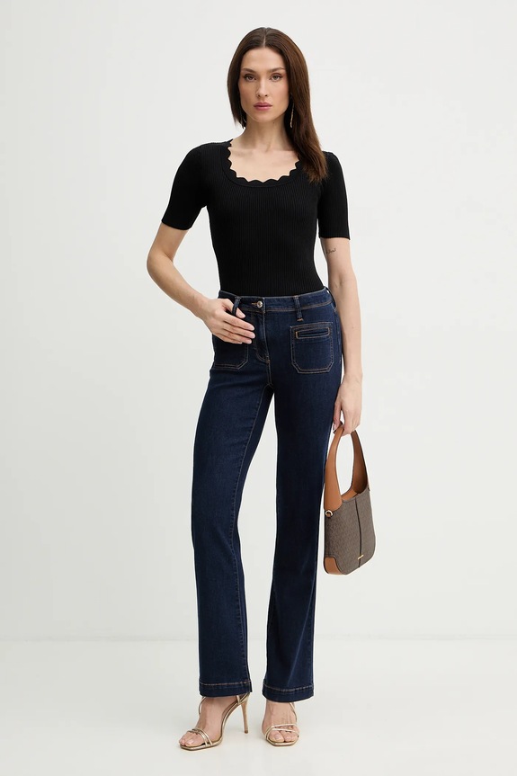 Morgan jeansy POLASI granatowy SS26