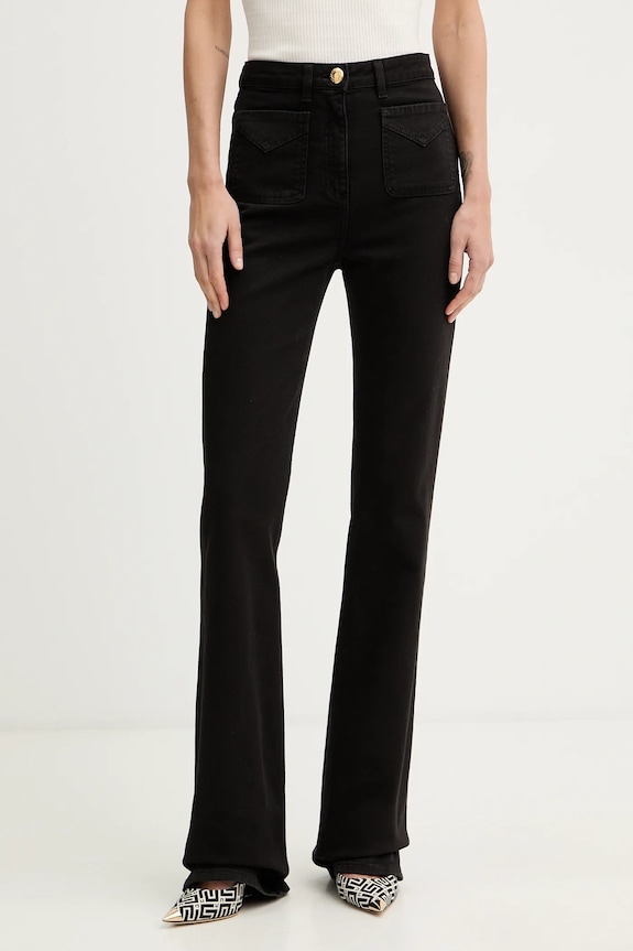 Elisabetta Franchi jeans negru PJ22N61E2
