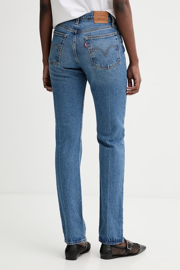 Ρούχα Τζιν παντελόνι Levi's WEDGIE 003NE μπλε