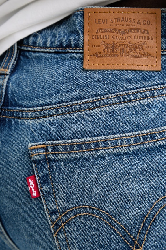 Τζιν παντελόνι Levi's WEDGIE μπλε 003NE