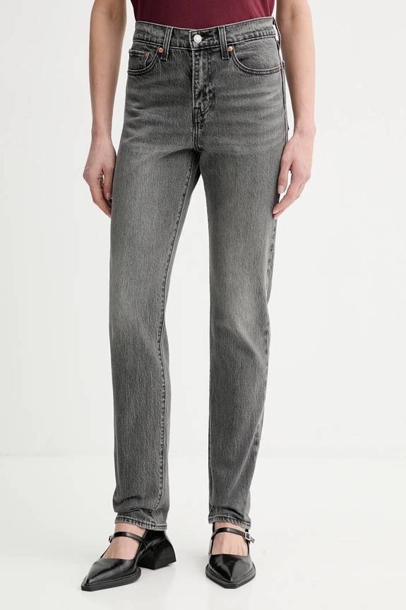 Kavbojke Levi's WEDGIE siva 003NE