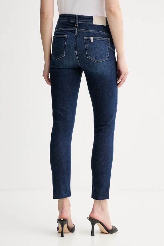 Odzież Liu Jo jeansy skinny damskie UA6035.D0305 granatowy