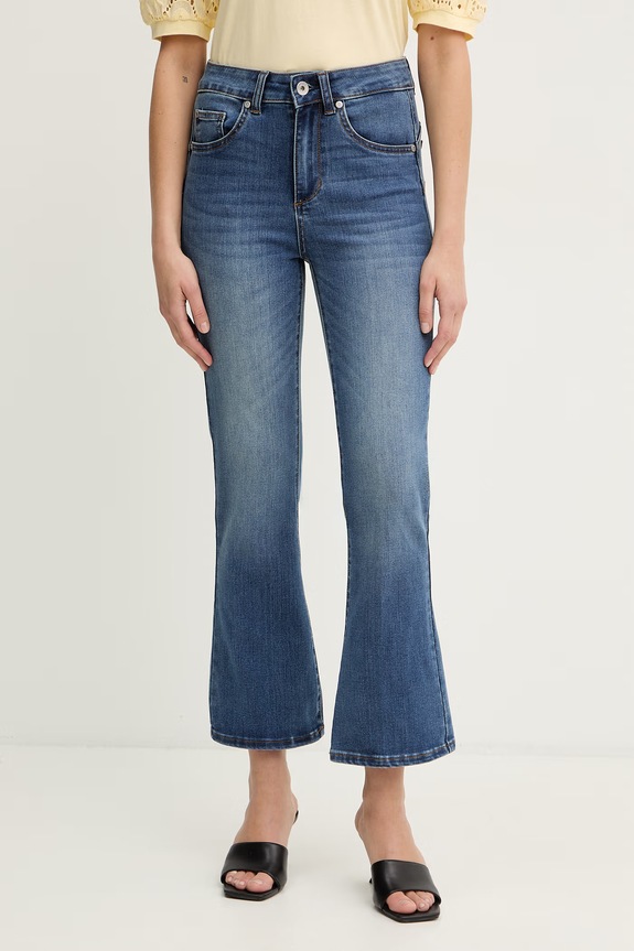 Liu Jo jeansy flare damskie niebieski UA6040.D0318