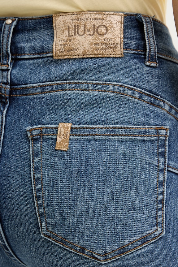 Liu Jo jeansy flare damskie niebieski UA6040.D0318