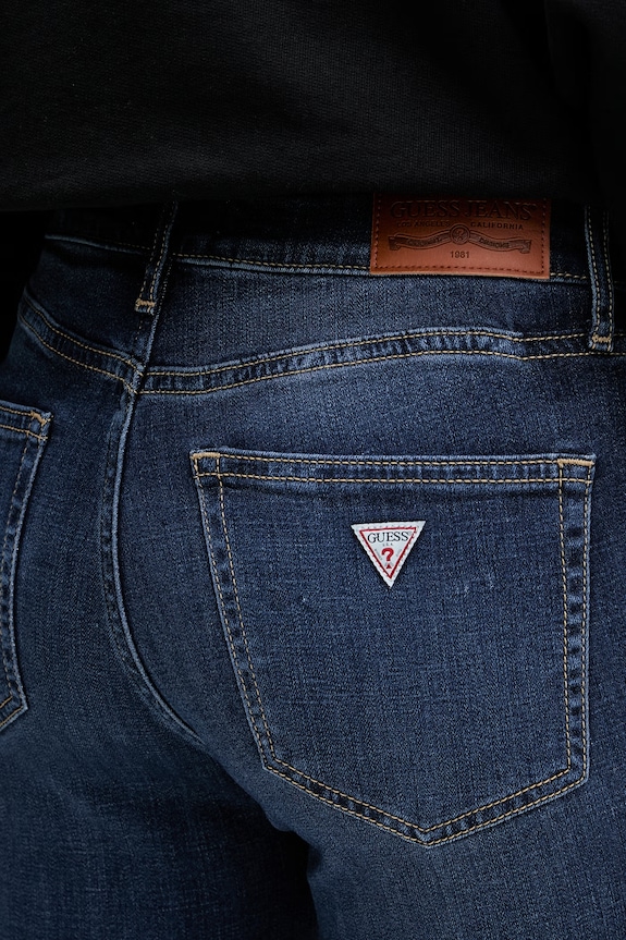 Dámske skinny rifle Guess Jeans tmavomodrá W5YA92.D7042