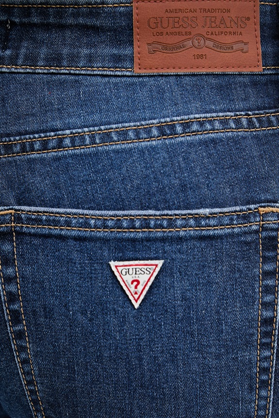 Guess Jeans rifle straight dámske tmavomodrá W5YA98.D6328