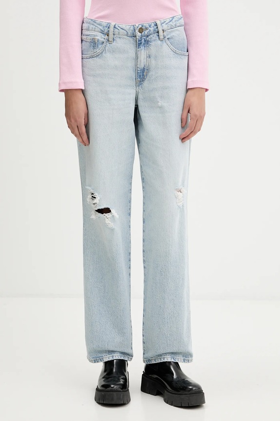 Guess Jeans blugi albastru W6RA0I.D5M5D