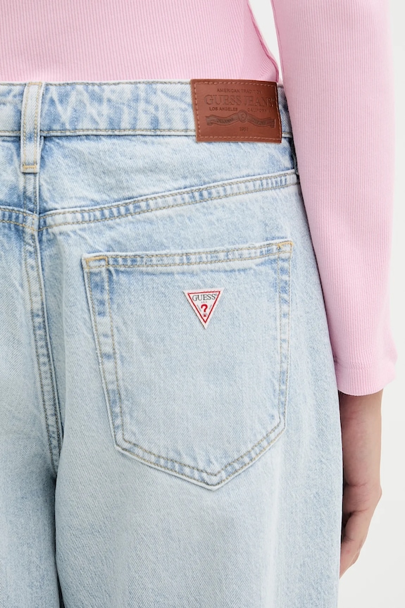 Guess Jeans blugi albastru W6RA0I.D5M5D