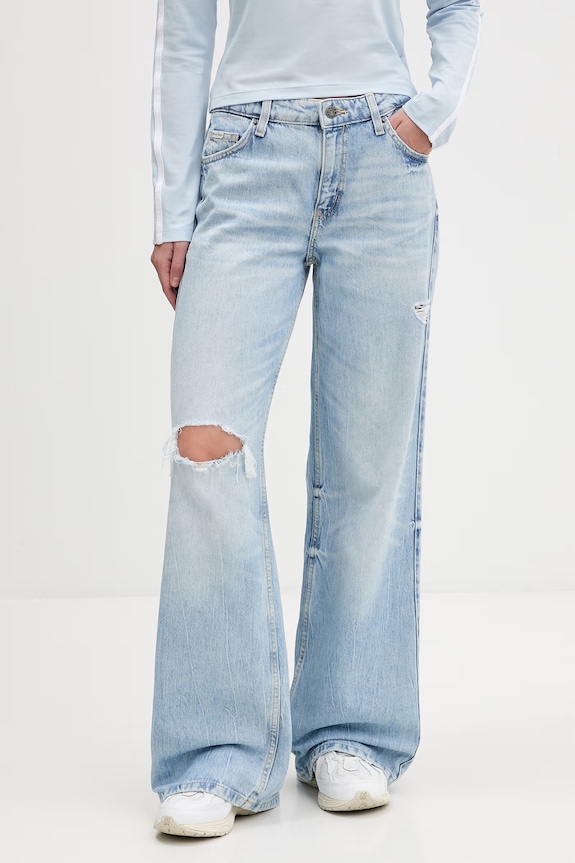 Guess Jeans blugi albastru W6RA0Y.D6531