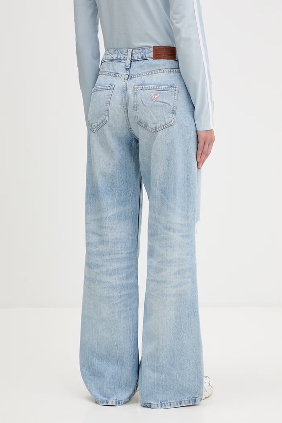 Îmbrăcăminte Guess Jeans blugi W6RA0Y.D6531 albastru