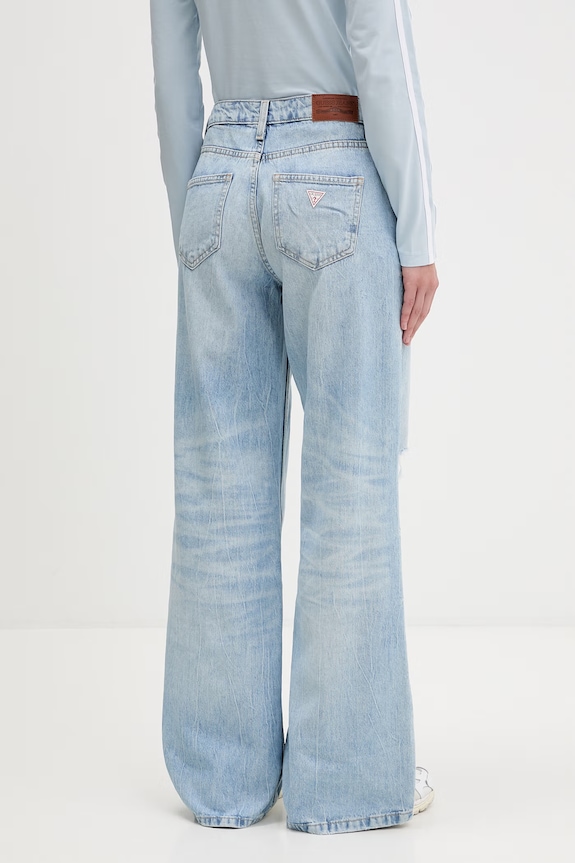 Îmbrăcăminte Guess Jeans blugi W6RA0Y.D6531 albastru