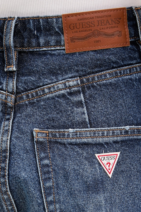 Guess Jeans jeansy W6RA1H.D5M4N granatowy