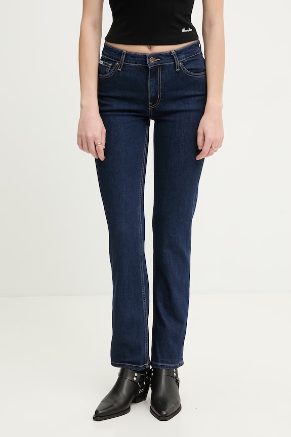 Guess Jeans egyenes női farmer sötétkék W6RA98.D632B