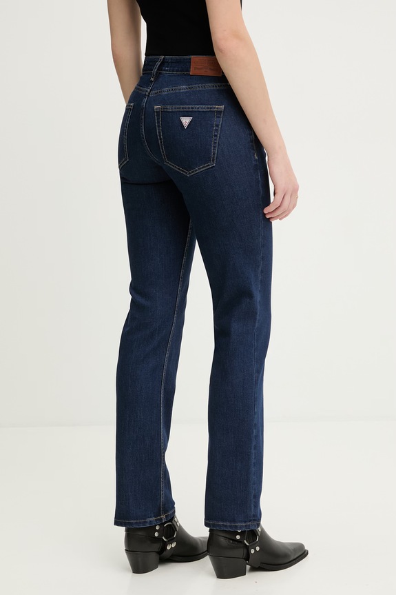 Ruházat Guess Jeans egyenes női farmer W6RA98.D632B sötétkék