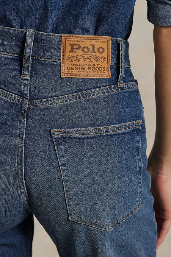 Джинсы Polo Ralph Lauren LOW STR DENIM голубой 211969392001