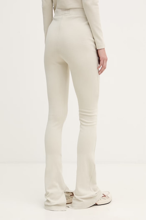 Abbigliamento Alpha Industries leggings da donna in cotone con elastan World Flared Pant W 266020 beige