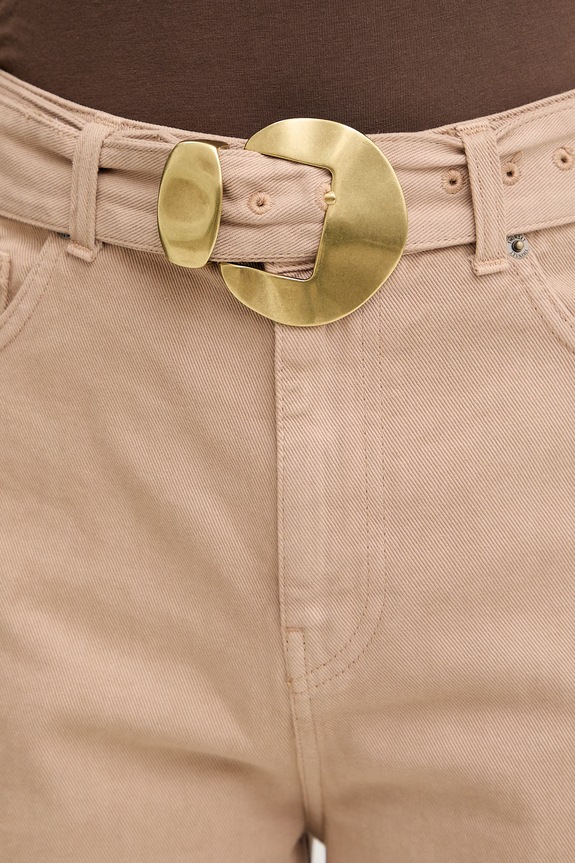 Twinset jeansy beżowy 261TP2161
