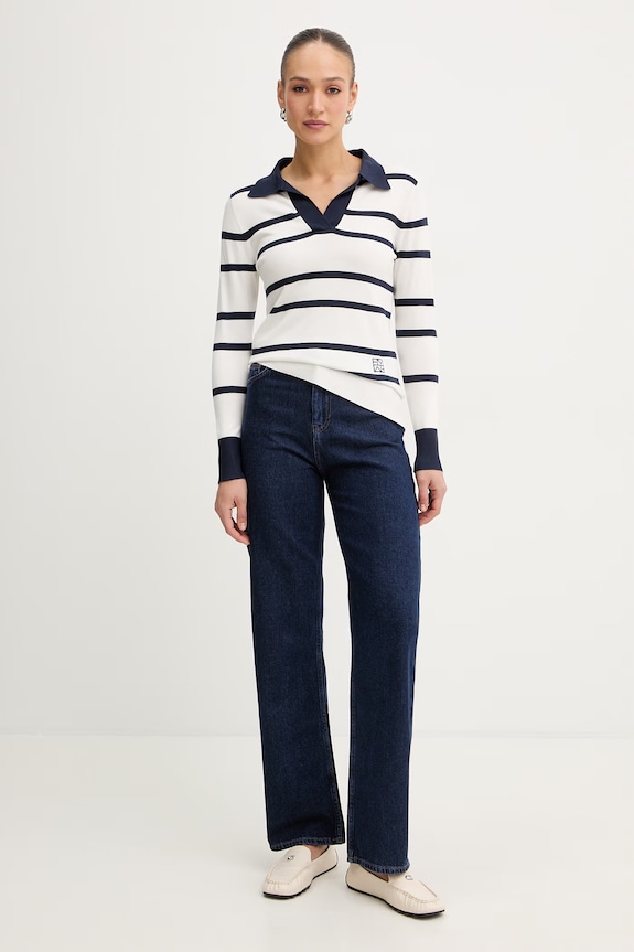 Džíny Trussardi P4409300336N námořnická modř SS26