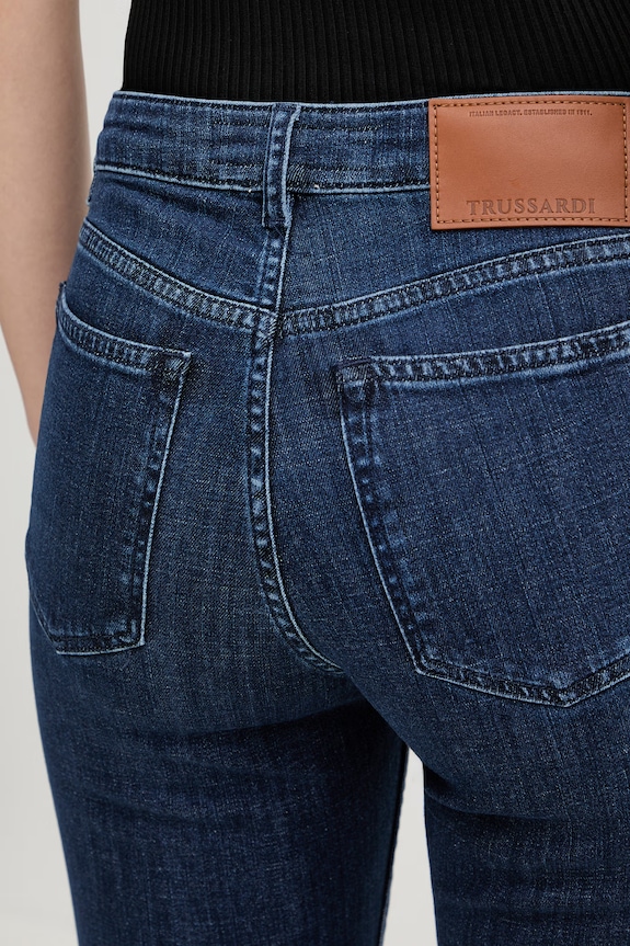 Τζιν παντελόνι Trussardi σκούρο μπλε P4499300365N