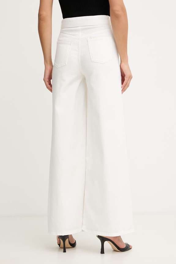 Îmbrăcăminte Twinset blugi wide leg feminini 261TT2470 bej