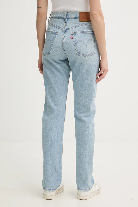 Odzież Levi's jeansy 501® JEANS FOR WOMEN 12501.0631 niebieski